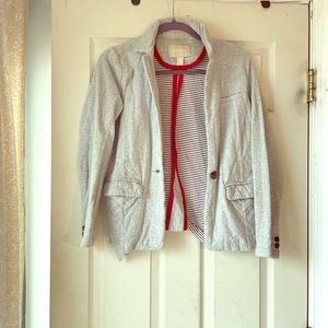 Grey jacket from Banana Republic